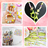 160Pcs 8 Styles Transparent Acrylic Beads TACR-SP0001-10-6