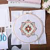 15Pcs 5 Styles 14CT Cross Stitch Fabric DIY-GL0005-36-5