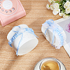 MAYJOYDIY US 1 Set Polyester Lace Elastic Bridal Garters DIY-MA0003-42-4