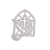 White Dove with Cross Frame Carbon Steel Cutting Dies Stencils DIY-F028-13-5
