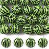 20Pcs Opaque Acrylic Beads MACR-FS0002-28B-1