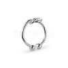 SHEGRACE Adjuestable Simple Elegant 925 Sterling Silver Cuff Rings JR37A-3