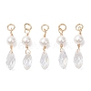 Shell Pearl & Glass Pendants PALLOY-JF04717-1