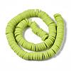 Flat Round Handmade Polymer Clay Beads CLAY-R067-12mm-10-2