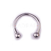 303 Stainless Steel Circular/Horseshoe Barbell Nose Rings WG86D19-01-1