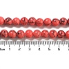 Dyed Synthetic Turquoise Gemstone Bead Strands TURQ-R032-8mm-XSS18-3