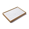Imitation Leather Jewelry Ring Organizer Display Trays CON-G023-15-3
