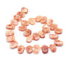 Natural Strawberry Quartz Beads Strands G-E569-P02-2