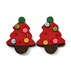 Christmas Trees Non-woven Fabrics Cabochons FIND-K015-01A-1