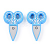 Scissor Shape Silicone Beads SIL-N005-04-2