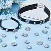 30Pcs 3 Styles Alloy Rhinestone Slide Charms FIND-SC0010-34-4