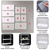 2-Tier Transparent Acrylic Minifigures Display Case ODIS-WH0043-23B-4