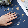 24Pcs 4 Styles Alloy Rhinestone Cabochons MRMJ-OC0004-10-3
