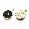 Brass Enamel Pendants KK-S356-198B-NF-2