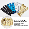 12Pcs Yarn & Rubber Elastic Headbands OHAR-GF0001-10D-4
