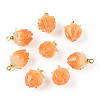 Handmade Epoxy Resin Flower Pendants X-KY-S163-103E-4