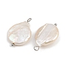 Natural Freshwater Pearl Keshi Pearl Pendants STAS-D378-08C-S-2