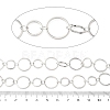 304 Stainless Steel Ring Link Chains CHS-G044-05P-02-2