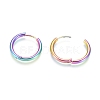 Ion Plating(IP) 304 Stainless Steel Huggie Hoop Earrings EJEW-F111B-21mm-Y-3
