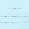Brass Oval & Ring Link Chains KK-F862-53S-2