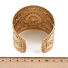 304 Stainless Steel Cuff Bangles for Women BJEW-D363-02B-G-3