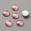 Opaque Resin Cabochons CRES-WH0010-044C-1