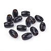 Dyed Barrel Natural Wood Beads WOOD-CD0001-11-2