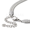 304 Stainless Steel Herringbone Chain Bracelet for Men Women BJEW-Q998-02P-3
