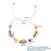 Nylon Thread Cord Braided Bead Bracelets BJEW-JB05074-7