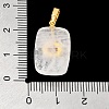 Natural Quartz Crystal Pendants G-T151-02C-3