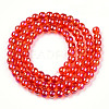 Electroplate Transparent Glass Beads Strands GLAA-T032-T4mm-AB09-3