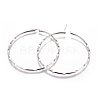304 Stainless Steel Hoop Earrings EJEW-L226-044P-2