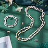 4Pcs 2 Colors Brass Micro Pave Clear Cubic Zirconia Slide Lock Clasps DIY-PH0033-43-4