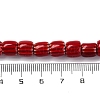 Handmade Lampwork Chevron Beads Strands LAMP-K041-01B-09-5