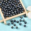 Glazed Porcelain Round Beads PORC-S489-6mm-03-5
