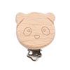 Beech Wood Pacifier Clip AJEW-M015-01C-1