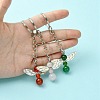 20Pcs Iron Split Key Rings IFIN-YW0003-40-4