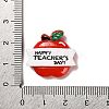 Teacher's Day Theme Opaque Resin Cabochons RESI-Z018-01A-3