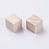 Undyed Wooden Cubes WOOD-F005-19-2