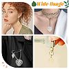 20Pcs 5 Styles Rack Plating Brass Filigree Pendants KKC-FS0001-05KCG-6