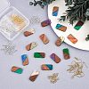 DIY Dangle Rectangle Earring Making Kits DIY-OC0006-08-5