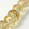 Electorplated Glass Beads EGLA-E005-07-1