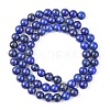 Natural Lapis Lazuli Beads Strands G-G099-6mm-7-3