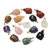 Natural & Synthetic Mixed Stone Carved Pendants G-H357-03G-1