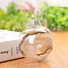 Transparent Plastic Fillable Ball Pendants Decorations XMAS-PW0002-02A-05-1