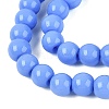 Opaque Solid Color Glass Beads Strands GLAA-T032-P6mm-23-4