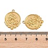304 Stainless Steel Pendants Cabochon Settings STAS-L317-30G-3