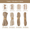 4 Bundles 4 Styles 
Natural Jute Cord OCOR-MP0001-03-4