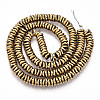 Electroplate Non-magnetic Synthetic Hematite Beads Strands G-N0321-07K-2