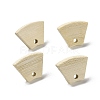 Ash Wood Stud Earring Findings EJEW-N017-011H-1